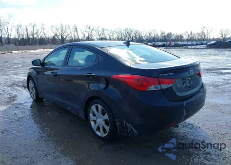 2012 Hyundai Elantra Limited (Ulsan Plant) from USA, damaged, VIN KMHDH4AE3CU191367